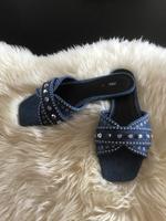 Neue Sandalen aus Jeans mit Nieten..❣️❣️❣️ Saarland - Kleinblittersdorf Vorschau