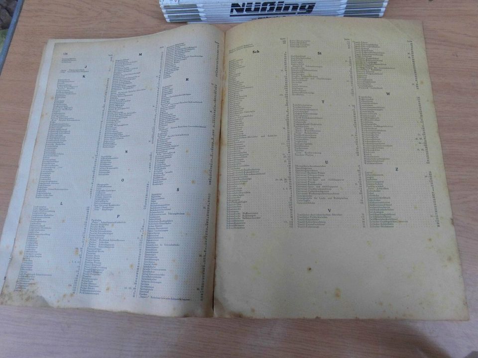 Bruno Mädler 1936, Spezialkatalog für Automobil-Reperatur Werkstä in Ballenstedt