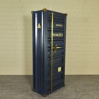 23786 Minibar Barschrank Container Blau-Gold 0,74 m Niedersachsen - Nordhorn Vorschau