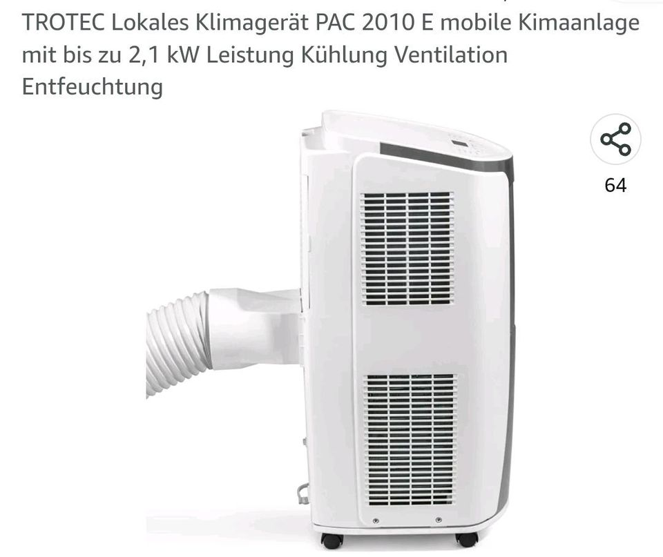 Klimaanlage Troptec PAC 2010 E in Lindern (Oldenburg)