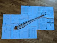 DDR Segelflugmodell HA 1 Bausatz mit Bauplan Bayern - Willmering Vorschau