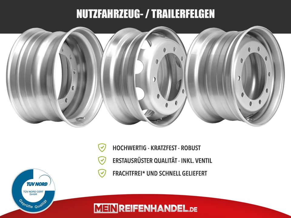 ⚠️ NEU 385/65 R22.5 DIV LKW ANHÄNGER-REIFEN 160/164 TRAILER 3PMSF in Landau in der Pfalz