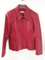 Lederjacke Jacke Echtleder Gr. 40 M rot Niedersachsen - Lüneburg Vorschau