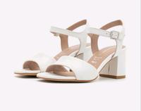 Riemensandalette Tamaris Hochzeit Hochzeitsschuhe Sandalle Gr.36 Hessen - Ranstadt Vorschau