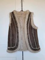 Weste mit Nieten Wildleder Teddy C&A Naturally Landhaus Tracht Brandenburg - Kremmen Vorschau