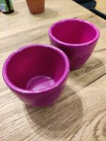 2x Übertopf Blumentopf Pflanztopf pink beere fuchsia Baden-Württemberg - Bruchsal Vorschau