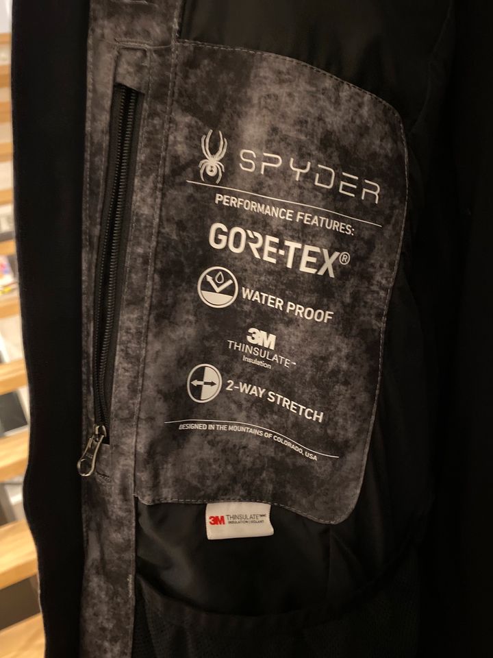 SPIDER GORE-TEX Skijacke Rückenprotektor Grün Grau Top wie Neu! in Langenfeld