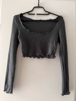 Graublaues cropped Shirt - neu Bayern - Tittling Vorschau