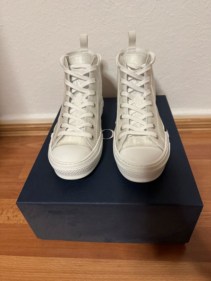 Dior B23 High Top Oblique White/White 40,5 in Bielefeld