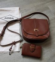 Fossil Tasche + Portemonnaie Leder Braun Nordrhein-Westfalen - Solingen Vorschau