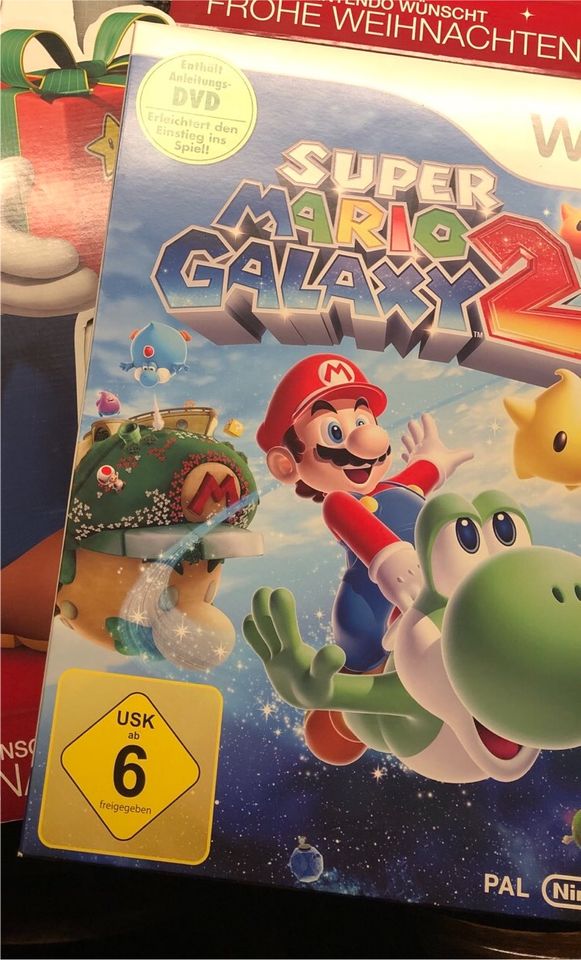 Nintendo Werbung Aufsteller Super Mario Galaxy wii Box in Morbach
