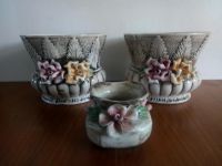 3 Vintage Capodimonte Über/Blumentöpfe. Nordrhein-Westfalen - Heinsberg Vorschau