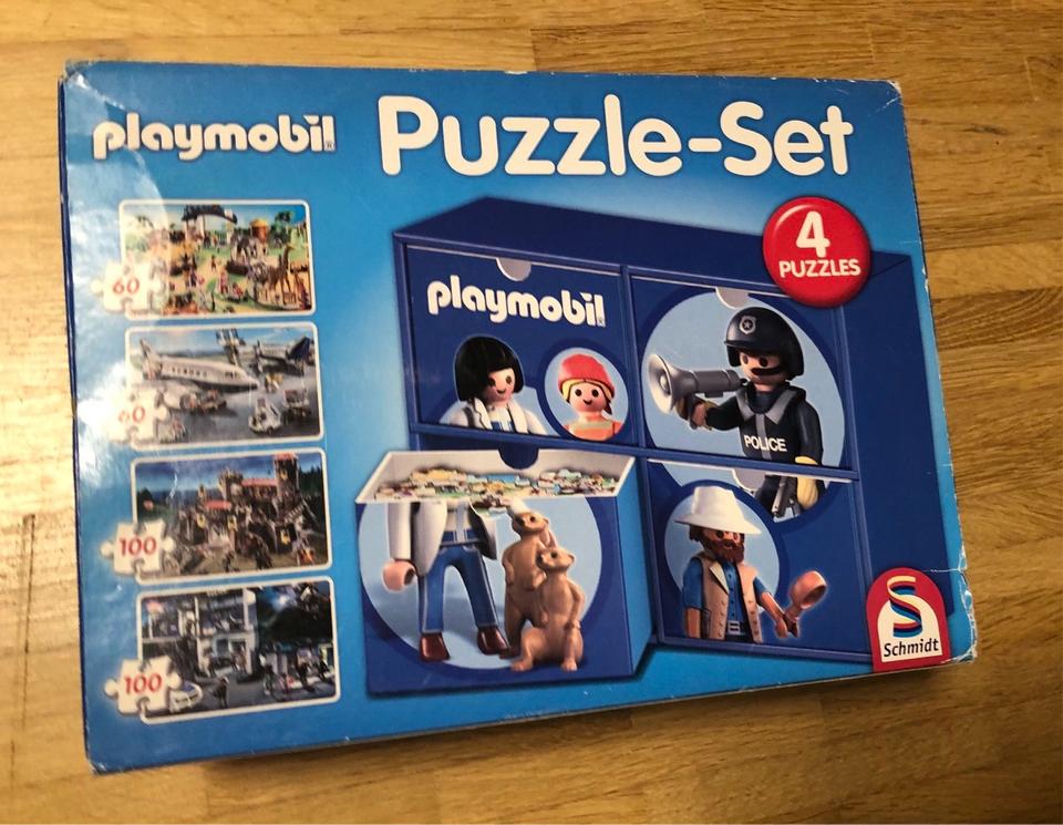 Playmobil Puzzle set Schubladen box ab 5 j Polizei ritter Zoo in Mönchengladbach
