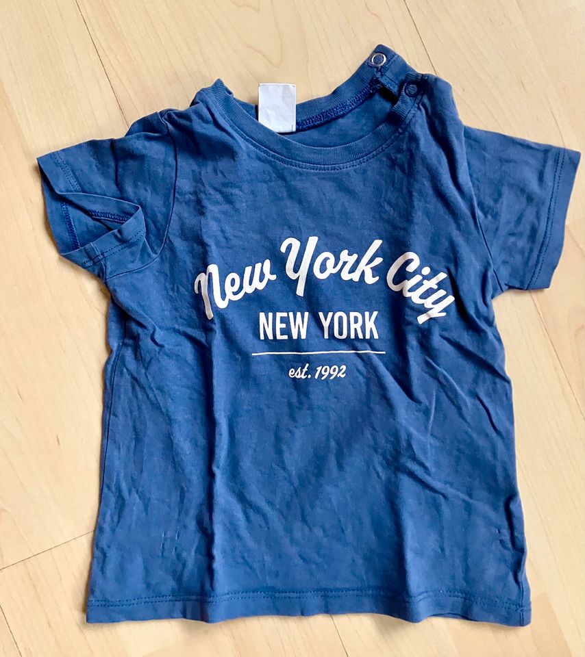 T-Shirt blau New York Gr. 80 in Neu Ulm