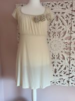 Cocktailkleid von Yoek mit Rosendetails Gr L / 42 Creme Bayern - Aschaffenburg Vorschau