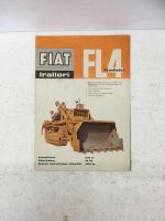 FIAT trattori FL4 Frontlader alt Oldtimer Prospekt Sachsen-Anhalt - Niemberg Vorschau