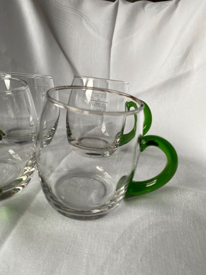 6 super schöne Bowle Gläser Teeglas Cocktail Gläser in Lage