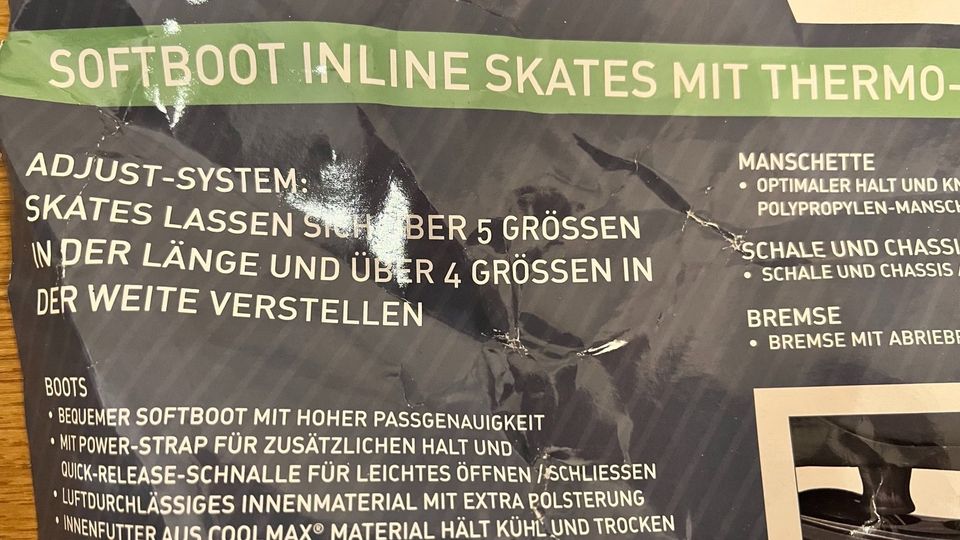 Inline-skates Inlineskates 29 - 33 Rollschuhe schwarz HY Sports in Großhansdorf