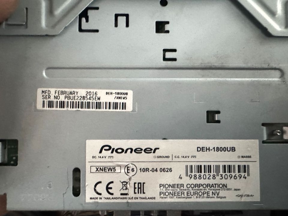 Pioneer DEH- 1800UB Autoradio cd usb in Elmenhorst Kr Stormarn