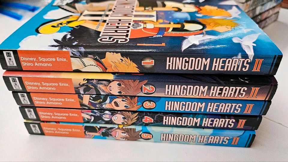 Kingdom Hearts II 1 - 5 Manga Egmont in Weiterstadt