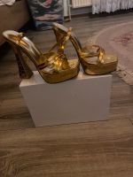 Hohe Schuhe Gold Blumenthal - Farge Vorschau