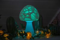 Voronoi Pilzlampe Pilz Design Retro Geschenk Lampe Tischlampe LED Baden-Württemberg - Freudenstadt Vorschau