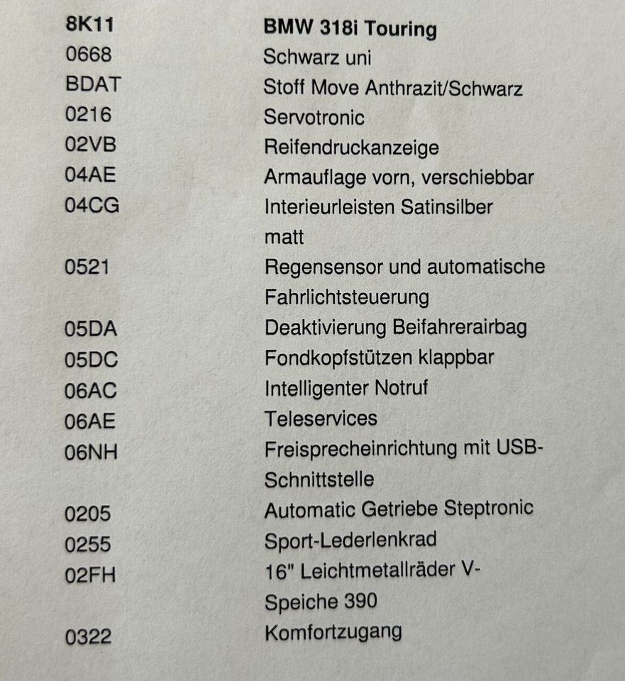 BMW 318i Touring TÜV neu in Langenberg