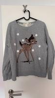 H&M Sweatshirt Sweater Pullover Pulli Disney Bambi Gr. M grau Hessen - Rödermark Vorschau
