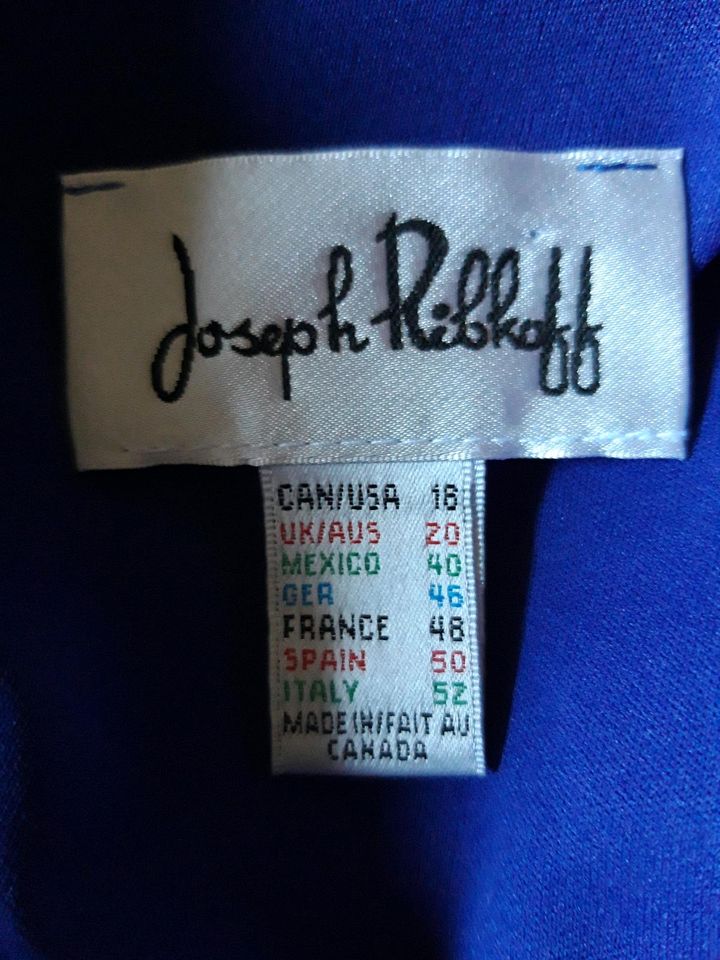 Kleid roialblau Gr. 46 Joseph Ribkoff in Oberickelsheim