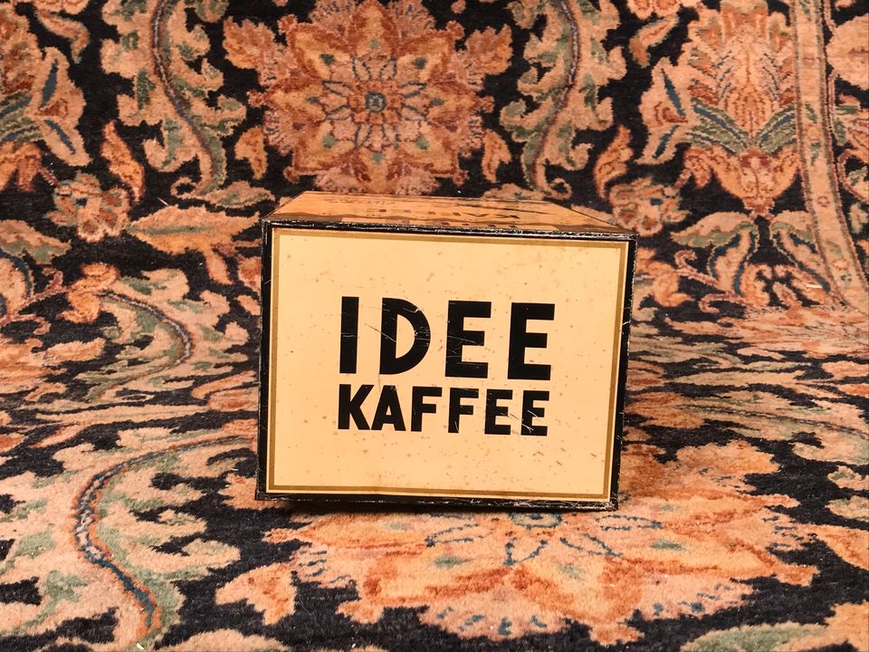 Blechdose Idee Kaffee mit Tür zum öffnen in Rheine