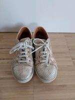 Sneaker Halbschuhe Leder Bronze Glitzer Bisgaard 33 Baden-Württemberg - Erbach Vorschau