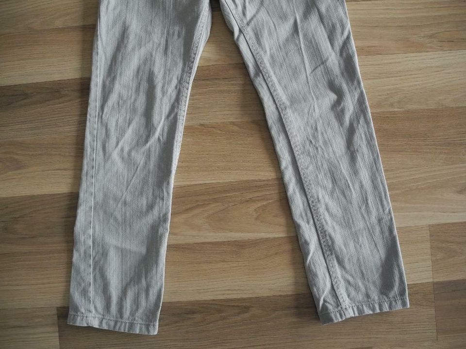 Jeans grau Skinny gerades Bein  Gr. 140  in 100% Baumwolle wNEU in Neckargemünd