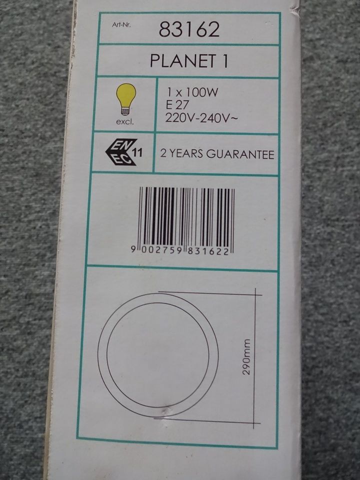 1 Deckenlampe der Marke EGLO, Zustand NEU in Traitsching