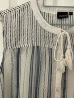 Weiße Boho Bluse mit blauen Streifen von Kushi Gr.M Münster (Westfalen) - Aaseestadt Vorschau