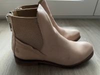 Stiefeletten Herbstschuhe beige Leder 37 Niedersachsen - Langenhagen Vorschau