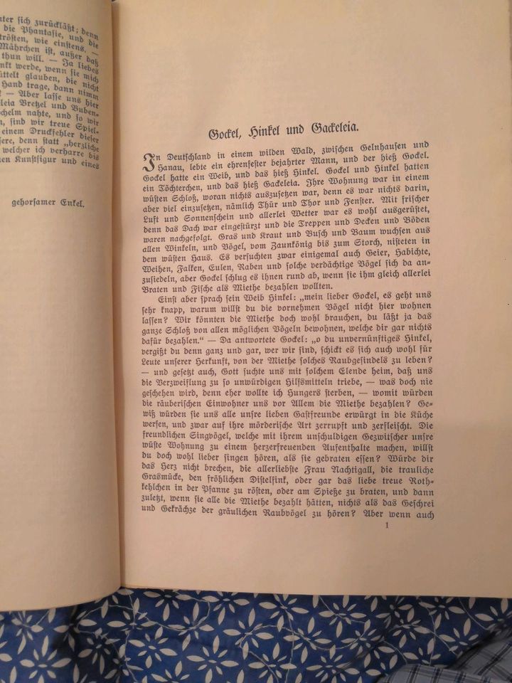 Gockel, Hinkel und Gackeleia, 1912, mit ca. 17 Kupferstichen von in Witten