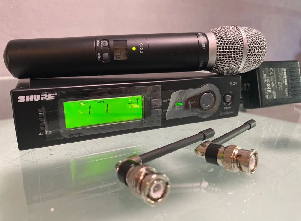 Shure SLX4 & SLX2 mit SM86 Profikapsel Freq:702-726MHz(P4)Zubehör in Berlin