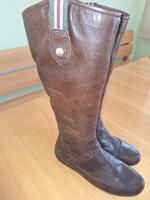 Echtleder Stiefel von Tommy Hilfiger in Braun  gut erhalten Bayern - Velden Vorschau