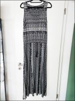 Maxikleid Gina 40 L schwarz weiß grau gemustert Kleid Sommerkleid Baden-Württemberg - Mannheim Vorschau