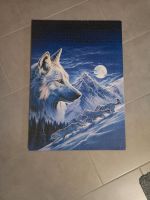 Puzzle Bild Wolf Mond Wölfe fluoreszierend Halloween Hessen - Schotten Vorschau