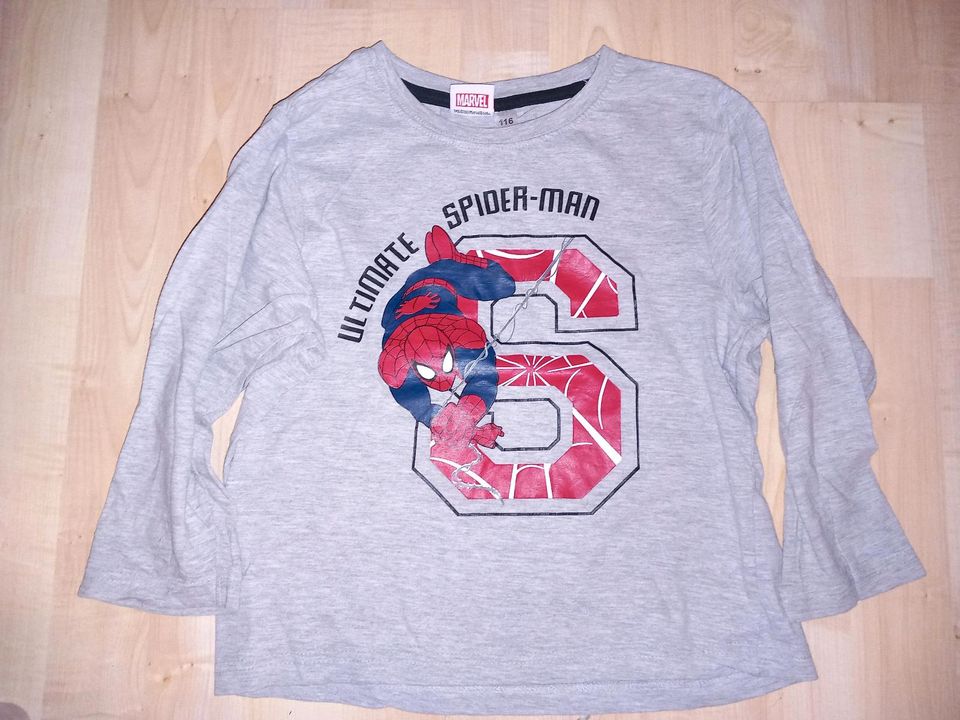 Marvel Spiderman Tshirt langarm Pullover 116 in Berlin