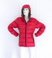 McKINLEY Pufferjacke Damen Größe M, 90% Daunen, mit Kapuze, rot Thüringen - Harth-Pöllnitz Vorschau