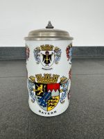 Bierkrug Bayern  mit Zinndeckel Rarität Bayern - Ingolstadt Vorschau