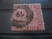 Briefmarken Baden MiNr. 16 gestempelt mit ZF Baden-Württemberg - Konstanz Vorschau
