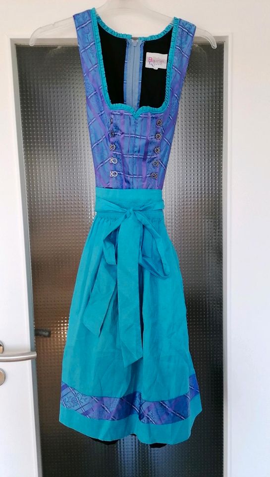 Dirndl lila, blau Gr. 34 Bavarian Queen in München