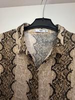 Mango Bluse Animalprint Schlangenprint  Gr. L beige/braun Niedersachsen - Stade Vorschau
