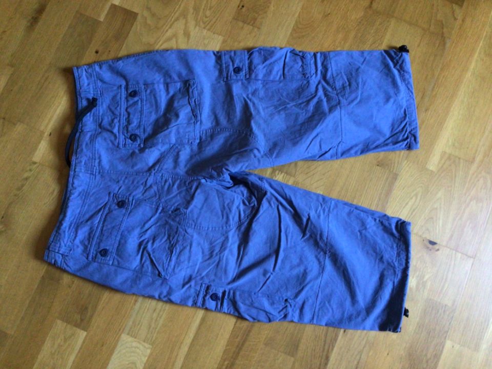 Dreiviertelhose, TCM, Gr. XXXL/46, blau, Cargo-Style in Altrip