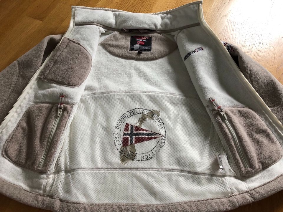 Geographical Norway Fleecejacke Größe 8 Jahre beige in Frankfurt am Main