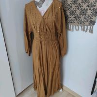 Kimono Kleid Senf ocker leinen Maxikleid Essen - Essen-Ruhrhalbinsel Vorschau