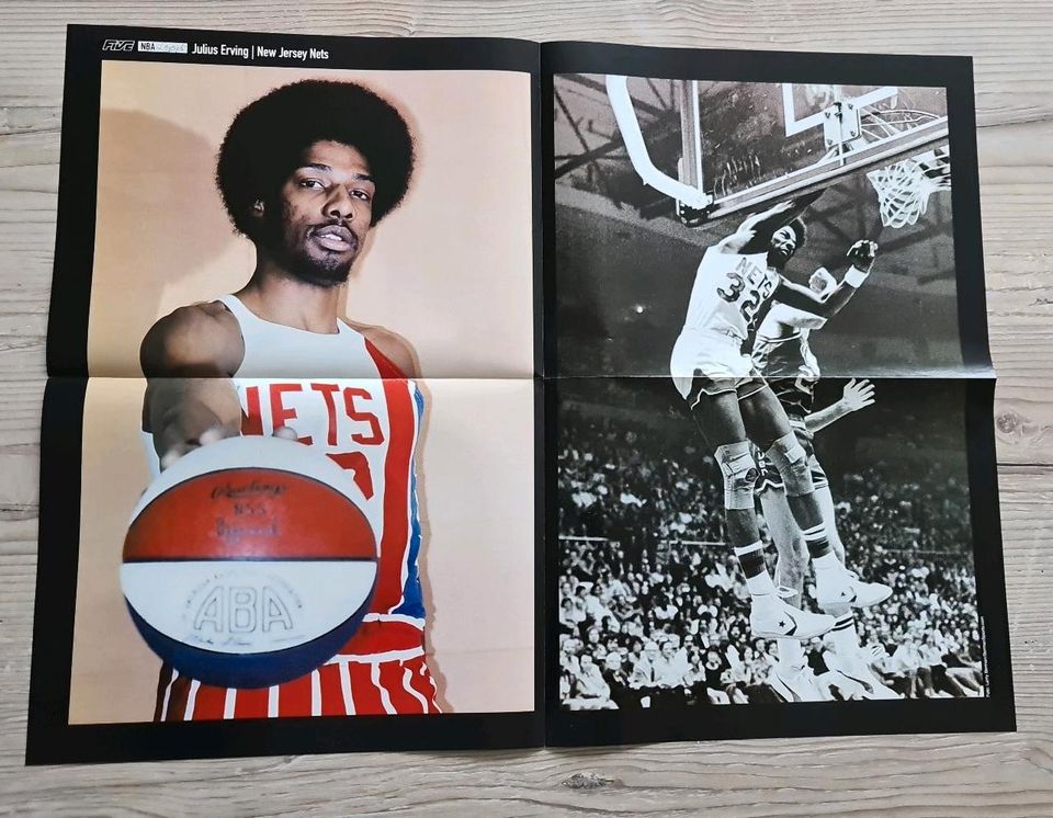 NBA Basketball Poster - SHAQUILLE O'NEAL / JULIUS "DR. J" ERVING in Bremen